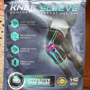 HQ Knee Sleeve - Gray and Black